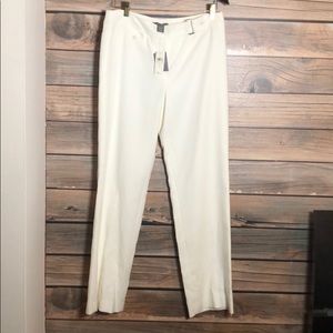 Ann Taylor pants lined, NWT. cream Color. Size 8